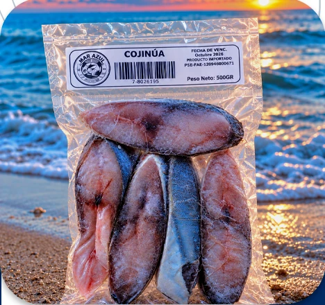 Cojinua, presentación empacada de Mar Azul