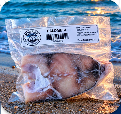 Palometa, presentación empacada de Mar Azul
