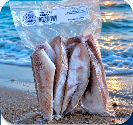 Rueda de ronco, presentación empacada de Mar Azul